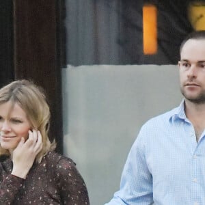 Exclusif - Brooklyn Decker, son mari Andy Roddick se promènent dans les rues de New York le 4 avril 2019.