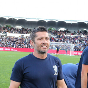 Bixente Lizarazu - A l'occasion des 100 ans du parc Lescure, Bordeaux accueille au stade Chaban-Delmas un match de gala opposant les gloires des Girondins de Bordeaux au Variétés Club de France le mardi 14 mai 2024. © Patrick Bernard/ Bestimage