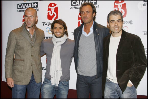 Archives - Zinedine Zidane, Bixente Lizarazu, Christophe Dugarry et Jean-Philippe Gatien.