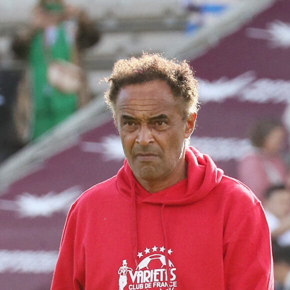 Yannick Noah - A l'occasion des 100 ans du parc Lescure, Bordeaux accueille au stade Chaban-Delmas un match de gala opposant les gloires des Girondins de Bordeaux au Variétés Club de France le mardi 14 mai 2024. © Patrick Bernard/ Bestimage