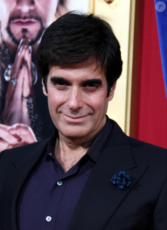 David Copperfield - Premiere du film "The Incredible Burt Wonderstone" au theatre Chinese a Hollywood, le 11 mars 2013. 