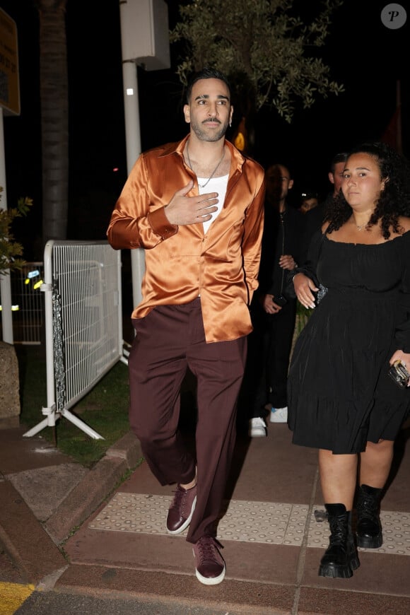 Adil Rami au Festival de Cannes, France.