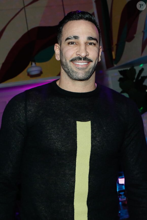 Exclusif - Adil Rami - Soirée "Patins" à l'hôtel Kimpton St-Honoré à Paris, France, le 11 janvier 2024. © Christophe Clovis / Bestimage