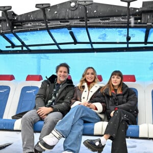 Thomas Jouannet, Chloe Jouannet, Mado Jouannet attending a photocall for the movie Allez Ma Fille during the 27th Alpe d Huez Film Festival in Alpe d Huez, France on January 18, 2024. Photo by Julien Reynaud/APS-Medias/ABACAPRESS.COM