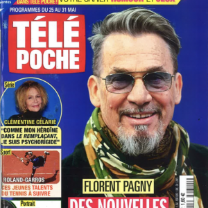 Florent Pagny est à la une du prochain "Télé Poche", dans lequel figurent également Clémentine Célarié et Thomas Jouannet.