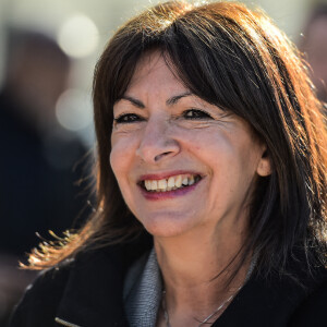 Anne Hidalgo, maire de Paris - Inauguration de l'extension de la ligne RER E à Paris, le 3 mai 2024. © Firas Abdullah / Pool / Bestimage 