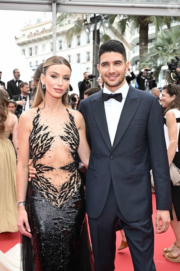 Notamment l'apparition d'Esteban Ocon et de sa compagne Flavy.
Esteban Ocon et Flavy Barla, montée des marches de "The Apprentice", festival de Cannes, 20 mai 2024. Photo de David Niviere/ABACAPRESS.COM