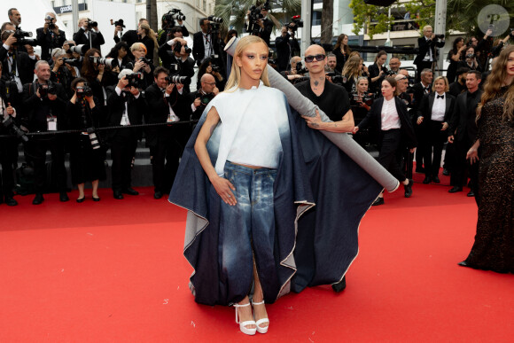 Bilal Hassani - Montée des marches du film " The Apprentice " lors du 77ème Festival International du Film de Cannes, au Palais des Festivals à Cannes. Le 20 mai 2024 © Jacovides-Moreau / Bestimage 