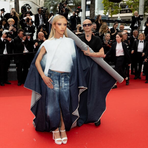 Bilal Hassani - Montée des marches du film " The Apprentice " lors du 77ème Festival International du Film de Cannes, au Palais des Festivals à Cannes. Le 20 mai 2024 © Jacovides-Moreau / Bestimage 