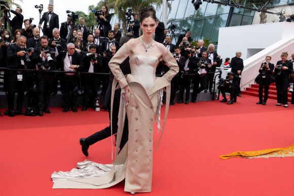 Coco Rocha - Montée des marches du film " The Apprentice " lors du 77ème Festival International du Film de Cannes, au Palais des Festivals à Cannes. Le 20 mai 2024 © Olivier Borde / Bestimage 