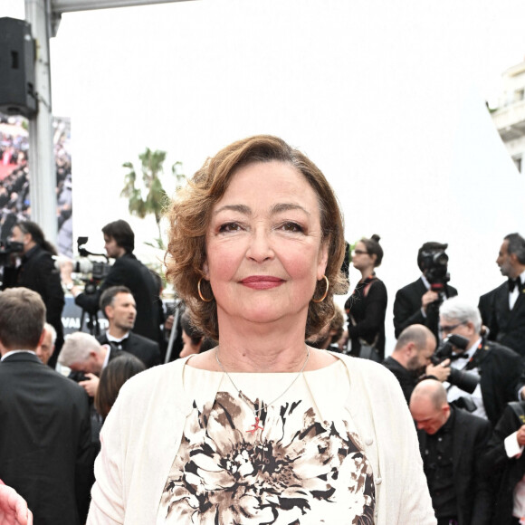 Catherine Frot, montée des marches de "The Apprentice", festival de Cannes, 20 mai 2024. Photo de David Niviere/ABACAPRESS.COM