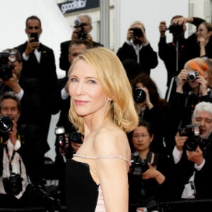 Cate Blanchett - Montée des marches du film " The Apprentice " lors du 77ème Festival International du Film de Cannes, au Palais des Festivals à Cannes. Le 20 mai 2024 © Jacovides-Moreau / Bestimage 