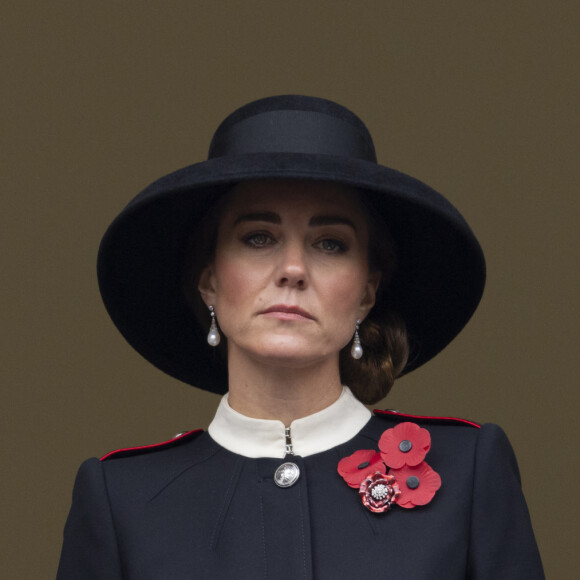 Catherine Kate Middleton, duchesse de Cambridge - La famille royale d'Angleterre sans la reine et la classe politique anglaise participent au 'Remembrance Day', une cérémonie d'hommage à tous ceux qui sont battus pour la Grande-Bretagne, au Cenopath à Whitehall, Londres le 14 novembre 2021. 