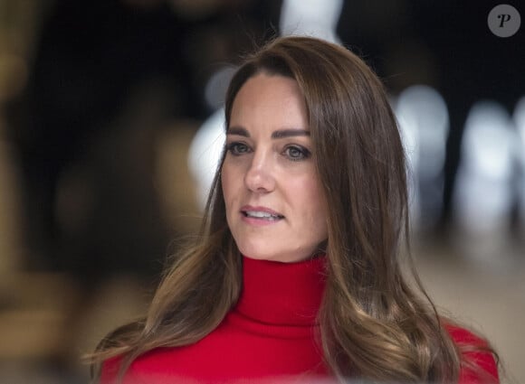 Kate Middleton, duchesse de Cambridge, va prononcer un discours lors du lancement de la campagne "Taking Action On Addiction" à Londres, le 19 octobre 2021. 