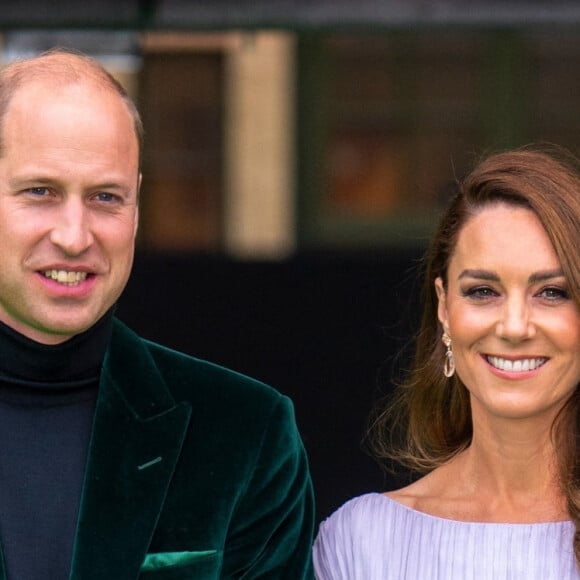 Le prince William, duc de Cambridge, Catherine (Kate) Middleton, duchesse de Cambridge - Première cérémonie de remise des prix Earthshot au Palace Alexandra à Londres le 17 octobre 2021. 