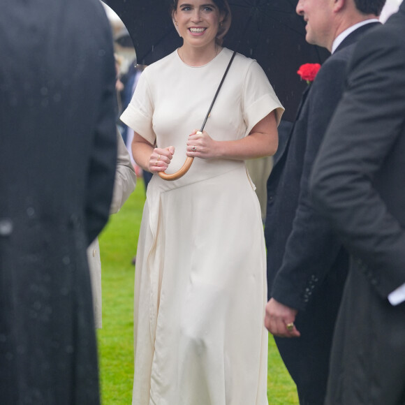 La princesse Eugenie d'York lors de la "Garden Party du Souverain" au palais de Buckingham à Londres, le 21 mai 2024. 