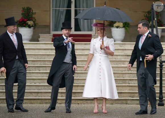 Mike Tindall et sa femme Zara Phillips (Zara Tindall), lors de la "Garden Party du Souverain" au palais de Buckingham à Londres, le 21 mai 2024. 