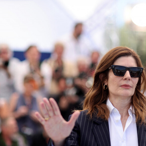 Chiara Mastroianni au photocall du film Marcello Mio lors du 77ᵉ Festival International du Film de Cannes, le 22 mai 2024. © Jacovides / Moreau / Bestimage
