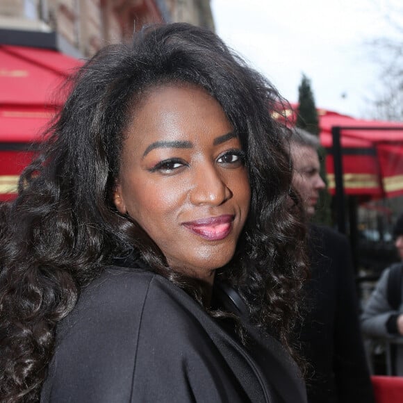 Hapsatou Sy - Arrivées au "Déjeuner des Nommés de la 45ème édition des César 2020" au restaurant le Fouquet's à Paris. Le 9 février 2020