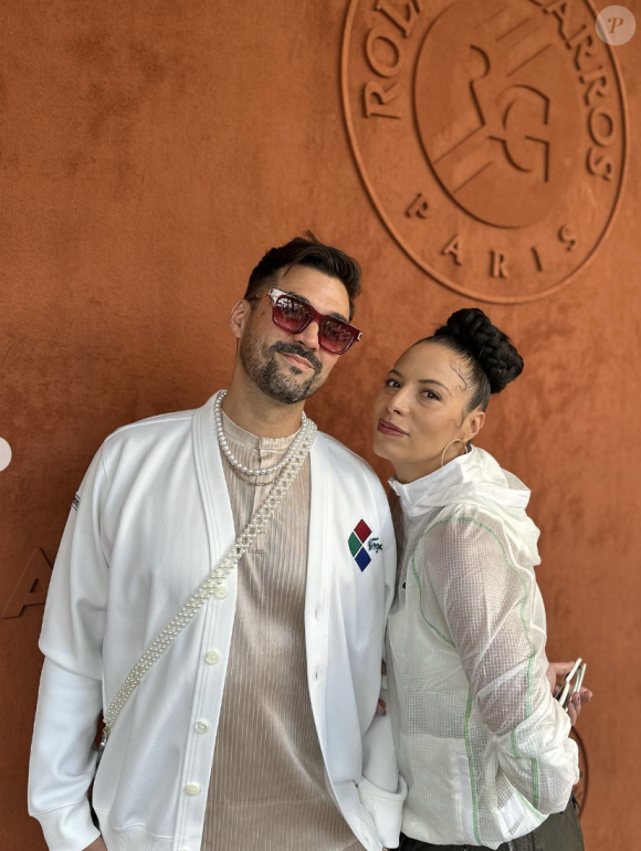 Zaho et son compagnon Florent Mothe se sont rendus ensemble à Roland-Garros - Instagram