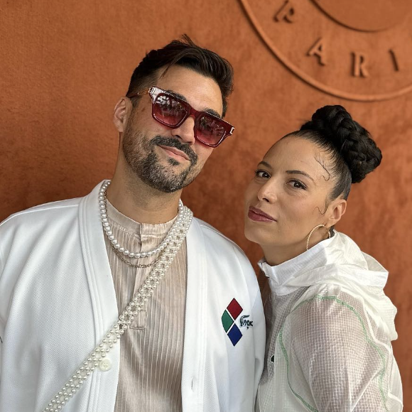 Zaho et son compagnon Florent Mothe se sont rendus ensemble à Roland-Garros - Instagram