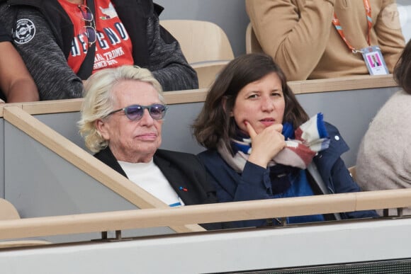 Véronique de Villèle - Célébrités dans les tribunes des Internationaux de France de tennis de Roland Garros 2024 à Paris le 26 mai 2024. © Moreau-Jacovides/Bestimage 