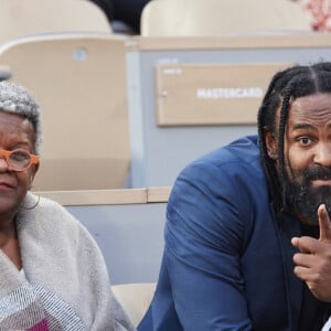 Ronny Turiaf - Célébrités dans les tribunes des Internationaux de France de tennis de Roland Garros 2024 à Paris le 26 mai 2024. © Moreau-Jacovides/Bestimage 