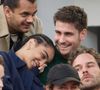Les élèves de la "Star Academy" à Roland-Garros
Candice, Julien (candidats Star Academy 2024) - Célébrités dans les tribunes des Internationaux de France de tennis de Roland Garros 2024 à Paris. © Moreau-Jacovides/Bestimage