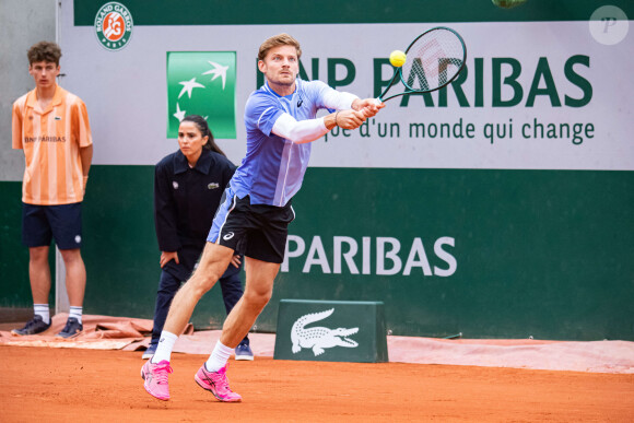 David Goffin (BEL) - Internationaux de France de tennis de Roland Garros 2024 à Paris le 28 mai 2024.