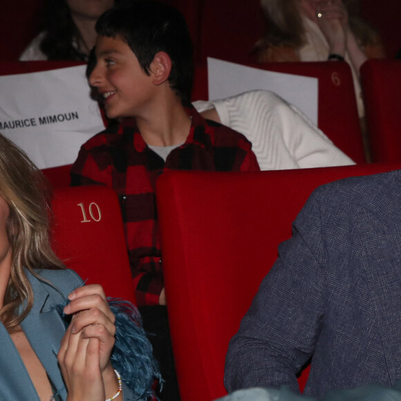 Exclusif - Prix Spécial - Dany Boon (réalisateur du film) et sa compagne Laurence Arné - Avant-première du film "La Vie pour de vrai" au cinéma Pathé Wepler à Paris le 18 avril 2023. © Bertrand Rindoff / Bestimage 