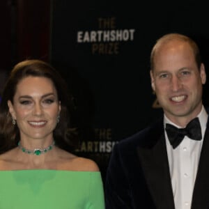 Le prince William, prince de Galles, et Catherine (Kate) Middleton, princesse de Galles, assistent à la 2ème cérémonie "Earthshot Prize Awards" à Boston, le 2 décembre 2022. 