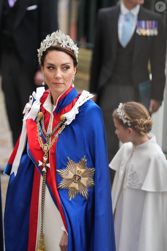 Cela fait deux mois que Kate Middleton a annoncé être atteinte d'un cancer
 
Les invités à la cérémonie de couronnement du roi d'Angleterre à l'abbaye de Westminster de Londres Catherine (Kate) Middleton, princesse de Galles - Les invités arrivent à la cérémonie de couronnement du roi d'Angleterre à l'abbaye de Westminster de Londres, Royaume Uni, le 6 mai 2023. 