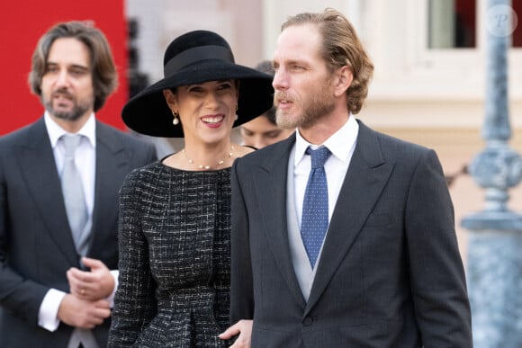 Andrea Casiraghi et Tatiana Santo Domingo assistent aux célébrations de la fête nationale de Monaco, à Monte-Carlo, Monaco. Photo par David Niviere/ABACAPRESS.COM