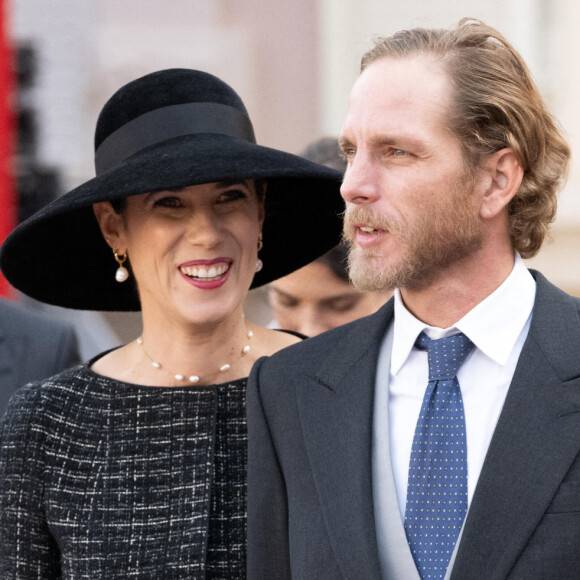 Andrea Casiraghi et Tatiana Santo Domingo assistent aux célébrations de la fête nationale de Monaco, à Monte-Carlo, Monaco. Photo par David Niviere/ABACAPRESS.COM