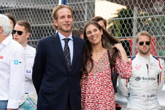 Andrea Casiraghi avec sa femme Tatiana Casiraghi assistent à l'ABB FIA Formula E 2019 Monaco E-Prix à Monaco, le 11 mai 2019. Photo par David Niviere/ABACAPRESS.COM