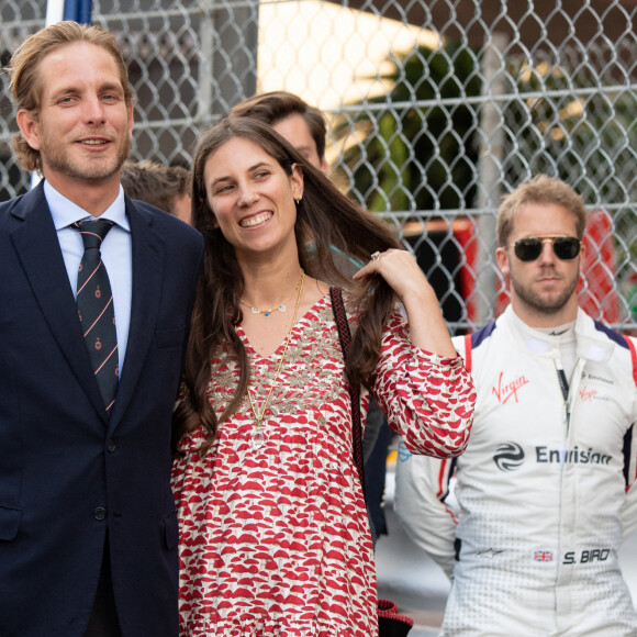 Andrea Casiraghi avec sa femme Tatiana Casiraghi assistent à l'ABB FIA Formula E 2019 Monaco E-Prix à Monaco, le 11 mai 2019. Photo par David Niviere/ABACAPRESS.COM