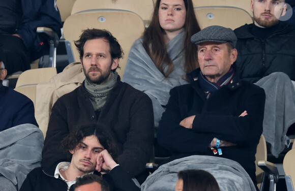 Benjamin Lavernhe dans les tribunes des Internationaux de France de tennis de Roland Garros 2024 à Paris, France, le 1er juin 2024. © Jacovides-Moreau/Bestimage 