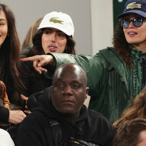 Sabrina Ouazani dans les tribunes des Internationaux de France de tennis de Roland Garros 2024 à Paris, France, le 1er juin 2024. © Jacovides-Moreau/Bestimage 