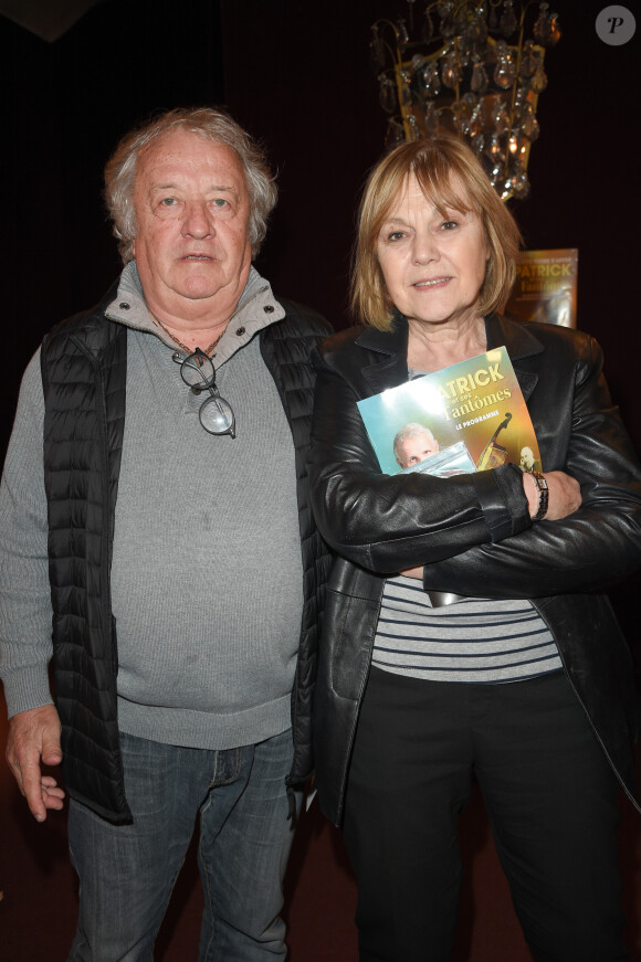 Marie-Laure Augry et son mari Jean-Pierre Gautier - Générale du spectacle "Patrick et ses fantômes" au Casino de Paris, le 17 avril 2018. © Coadic Guirec/Bestimage