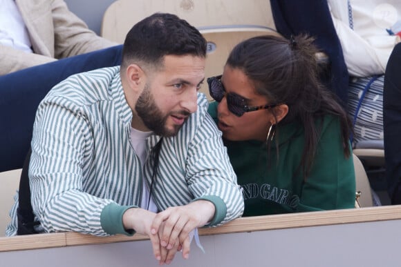 Et surtout de la revoir, tout simplement.
Inès Reg (Inès Reghioua) avec son meilleur ami Mickaël Montadir dans les tribunes au même moment dans les tribunes des Internationaux de France de tennis de Roland Garros 2024 à Paris, France, le 3 juin 2024. © Jacovides-Moreau/Bestimage 