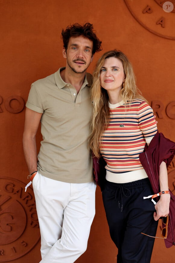 Ruben Alves et Cécile Cassel au village lors des Internationaux de France de tennis de Roland Garros 2024, à Paris, France, le 3 juin 2024. © Jacovides-Moreau/Bestimage  Celebs at the Village during the 2024 French Open at Roland Garros in Paris, France, on June 3, 2024. 