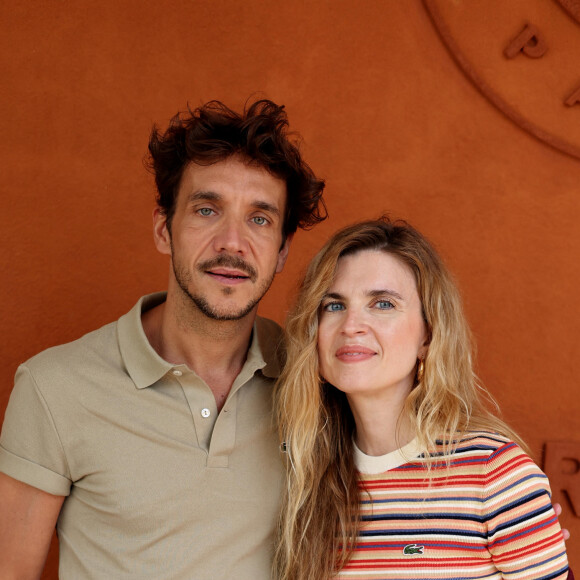 Ruben Alves et Cécile Cassel au village lors des Internationaux de France de tennis de Roland Garros 2024, à Paris, France, le 3 juin 2024. © Jacovides-Moreau/Bestimage  Celebs at the Village during the 2024 French Open at Roland Garros in Paris, France, on June 3, 2024. 