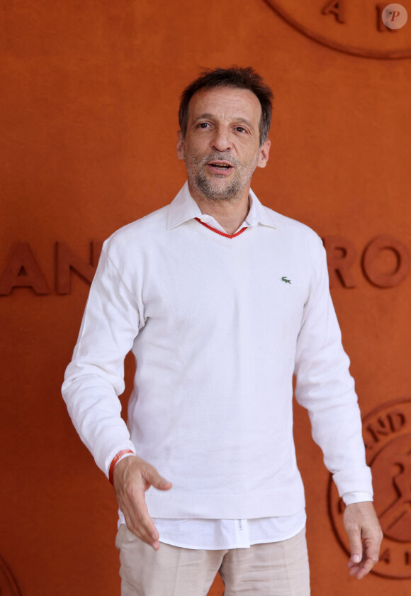 Mathieu Kassovitz au village lors des Internationaux de France de tennis de Roland Garros 2024, à Paris, France, le 3 juin 2024. © Jacovides-Moreau/Bestimage  Celebs at the Village during the 2024 French Open at Roland Garros in Paris, France, on June 3, 2024. 