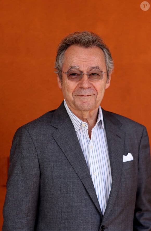 Michel Denizot au village lors des Internationaux de France de tennis de Roland Garros 2024, à Paris, France, le 3 juin 2024. © Jacovides-Moreau/Bestimage  Celebs at the Village during the 2024 French Open at Roland Garros in Paris, France, on June 3, 2024. 