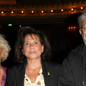 Anne Sinclair, Dan Franck - Soirée de mobilisation "L'Europe contre l'antisémitisme" au théâtre Antoine à Paris le 3 juin 2024. Depuis les attaques terroristes du Hamas du 7 octobre 2023, le nombre d'agressions à caractère antisémite s'envole. Au premier trimestre de l'année 2024, " 366 faits antisémites " ont été enregistrés par le gouvernement français, en hausse de 300 % par rapport au même trimestre l'année précédente. En 2023, 1 676 actes antisémites avaient été recensés, contre 436 en 2022, après une " explosion " de cette haine après le 7 octobre, selon le Conseil représentatif des institutions juives de France (Crif). © Coadic Guirec/Bestimage