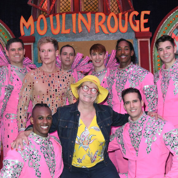 Exclusif - Christine Bravo - People à la soirée de réouverture du Moulin Rouge à Paris le 10 septembre 2021. © Coadic Guirec / Bestimage  