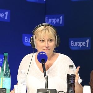 Christine Bravo - Exclusif - Laurent Ruquier anime son emission d'Europe 1 "On va s'gener" dans le magasin Carrefour de Montesson pres de Saint Germain en Laye a l'occasion des 50 ans de l'enseigne le 25 septembre 2013. 