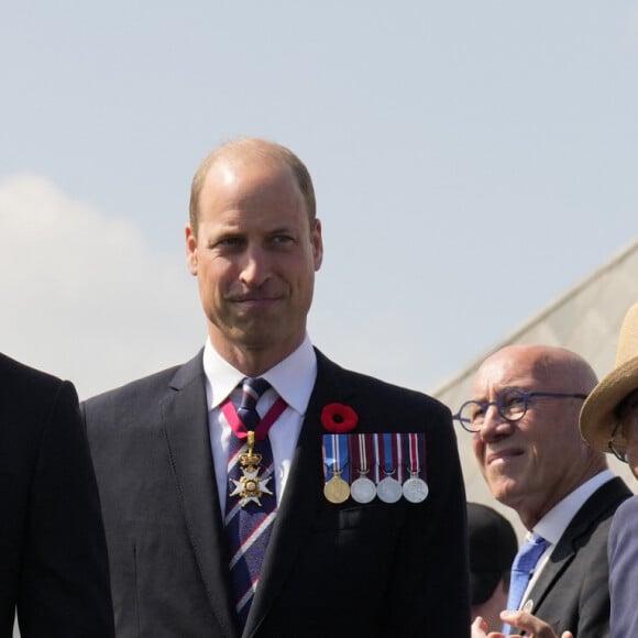 Le prince William avec Gabriel Attal et Justin Trudeau © Adrian Wyld/The Canadian Press via ZUMA Press/Bestimage