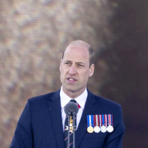 Le prince William de Galles - La famille royale d'Angleterre lors des commémorations du 80ème anniversaire du débarquement (D-Day) à Portsmouth. Le 5 juin 2024 © Rowan Griffiths / Mirrorpix / Bestimage