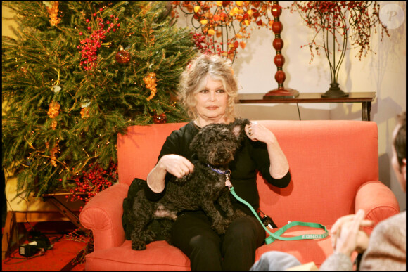 Brigitte Bardot au Noël des animaux SPA à Levallois-Perret en 2004